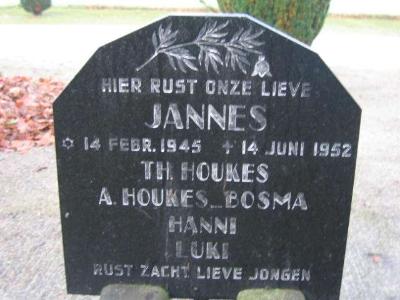 Algemene Begraafplaats Veenhuizen e moord op Jannes Houkes in 1952