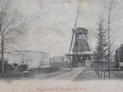 de molen zoals hij oorspronkelijk was - foto 1903