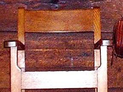 kapperstoel van kapper Kuiper