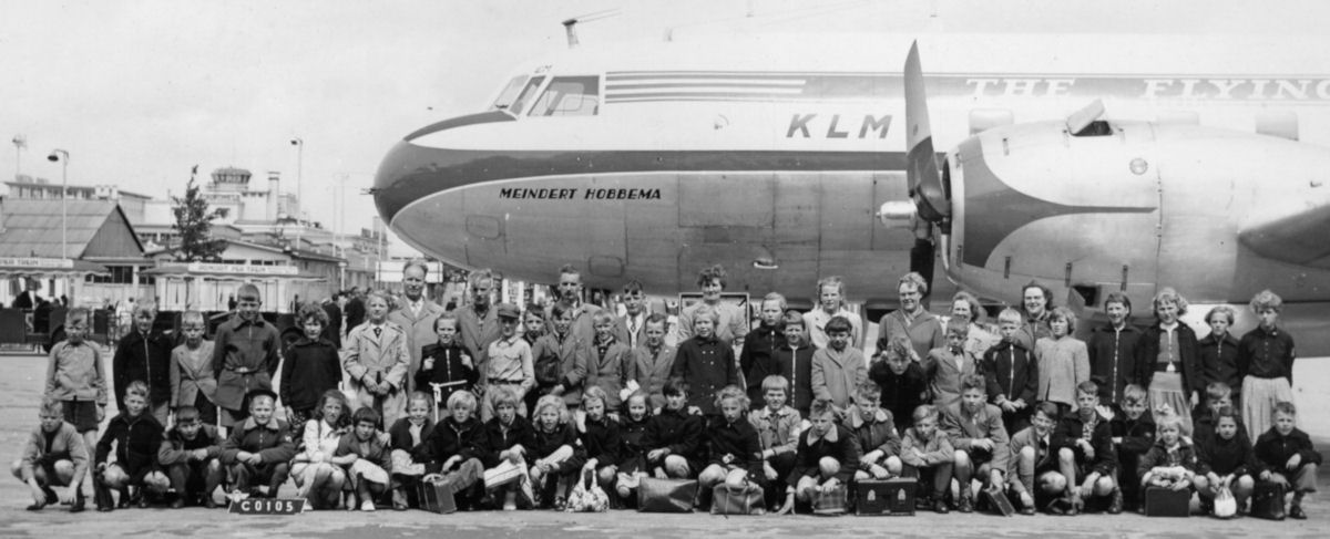 1956 schoolreisje School met de Bijbel Veenhuizen naar Amsterdam