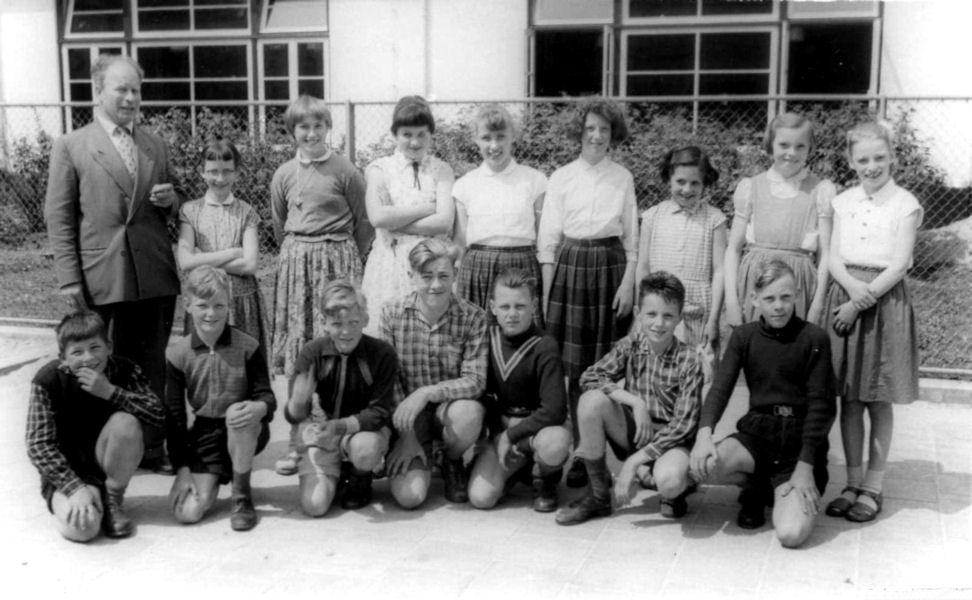 1958 zesde klas School met de Bijbel, Veenhuizen